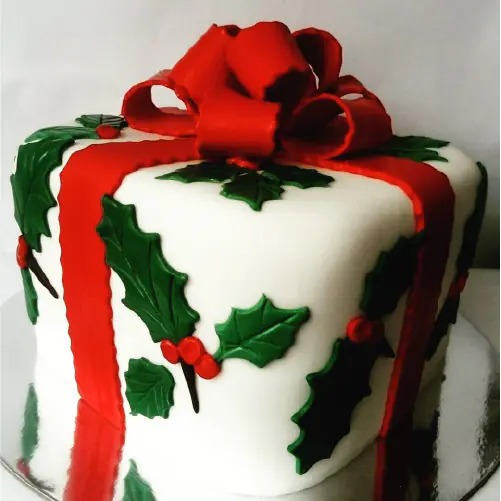 Pastel personalizado de Navidad en Quito hecho por DiPastel