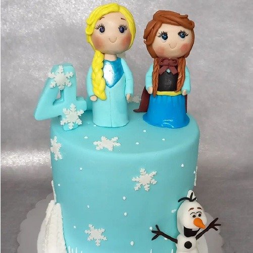 Pastel personalizado de frozen en Quito hecho por DiPastel
