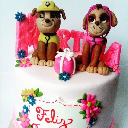 Pastel personalizado de Paw Patrol en Quito hecho por DiPastel