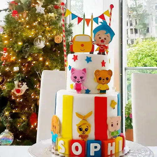 Pastel personalizado de Plim Plim en Quito hecho por DiPastel