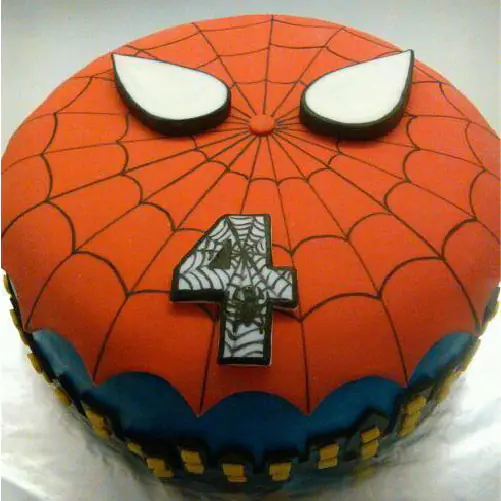Pastel personalizado de Spiderman en Quito hecho por DiPastel