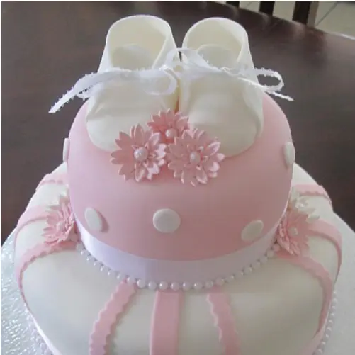 Pastel personalizado para revelación de genero en Quito hecho por DiPastel