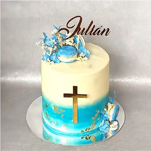 Pastel personalizado para Bautizos en Quito hecho por DiPastel